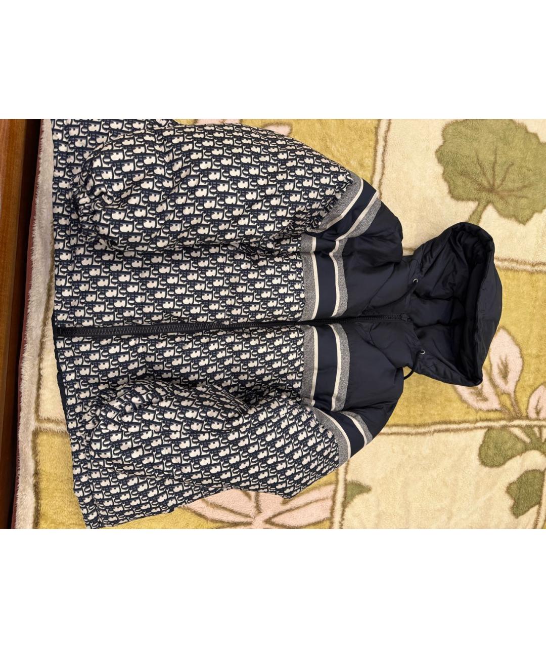 CHRISTIAN DIOR Темно-синяя полиэстеровая куртка, фото 6