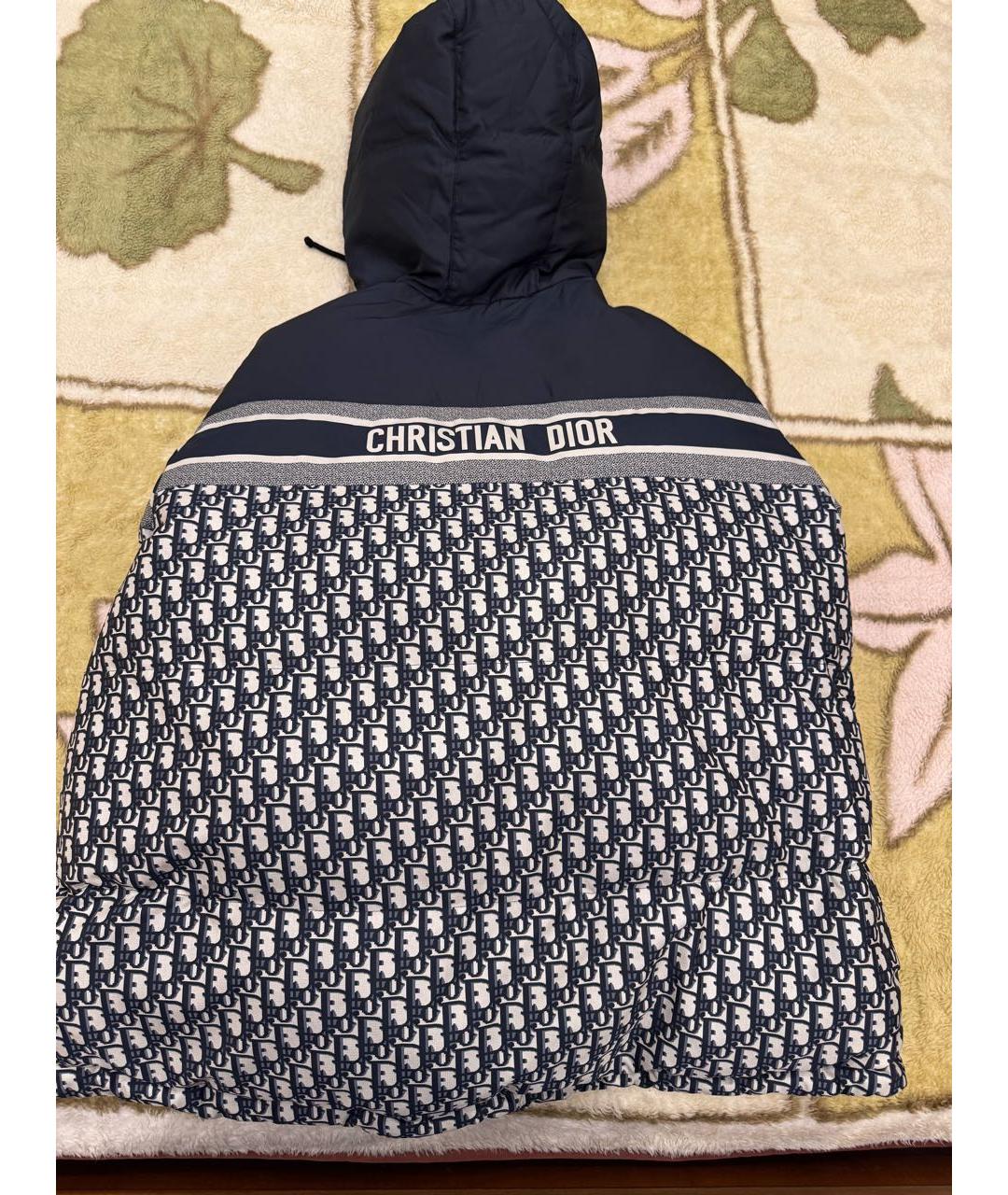 CHRISTIAN DIOR Темно-синяя полиэстеровая куртка, фото 2