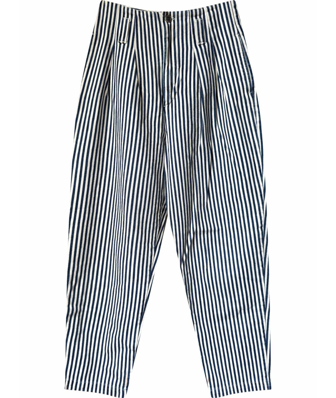 CALVIN KLEIN Белые хлопковые брюки широкие, фото 1