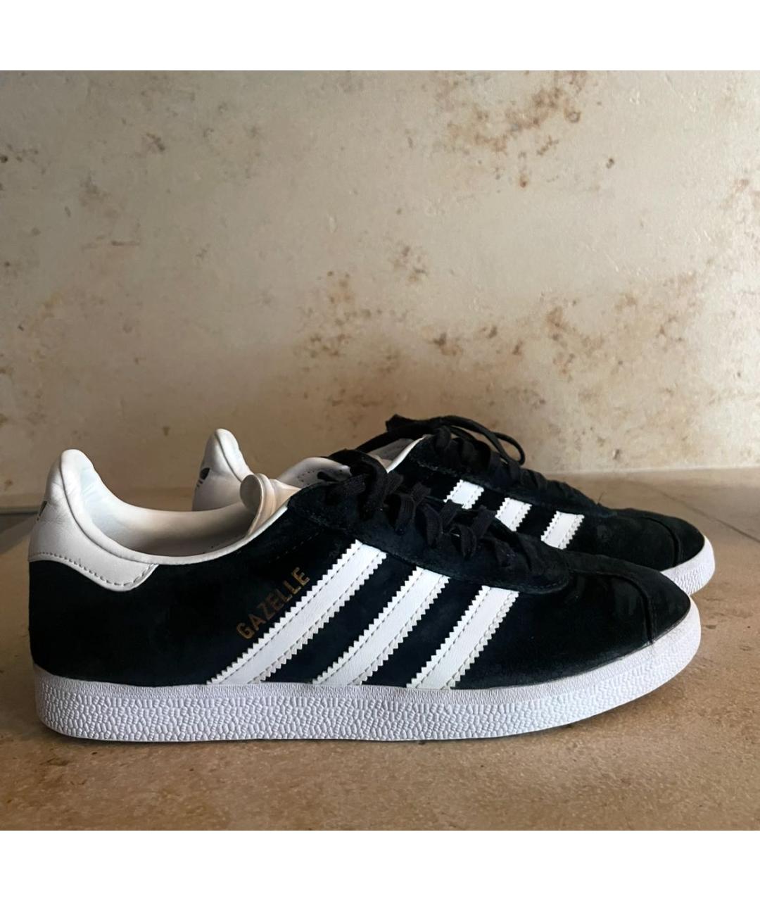 ADIDAS Черные замшевые кроссовки, фото 7