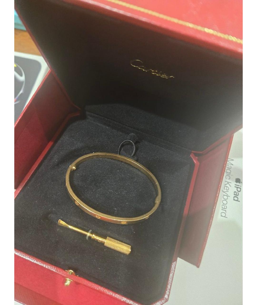 CARTIER Золотой браслет из желтого золота, фото 2