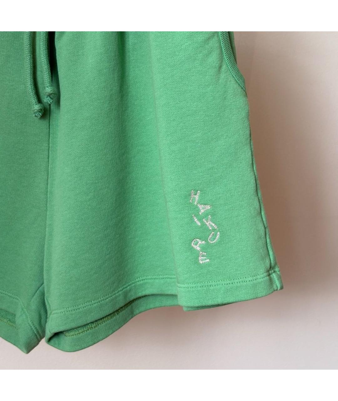 HAIKURE Зеленые хлопковые шорты, фото 2