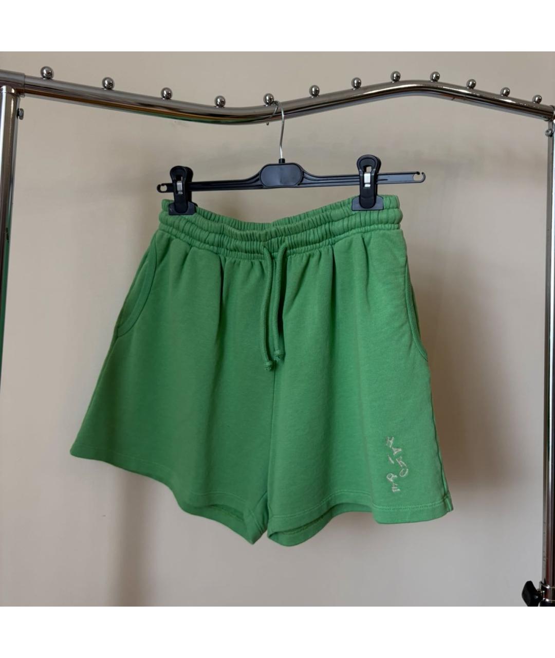 HAIKURE Зеленые хлопковые шорты, фото 5
