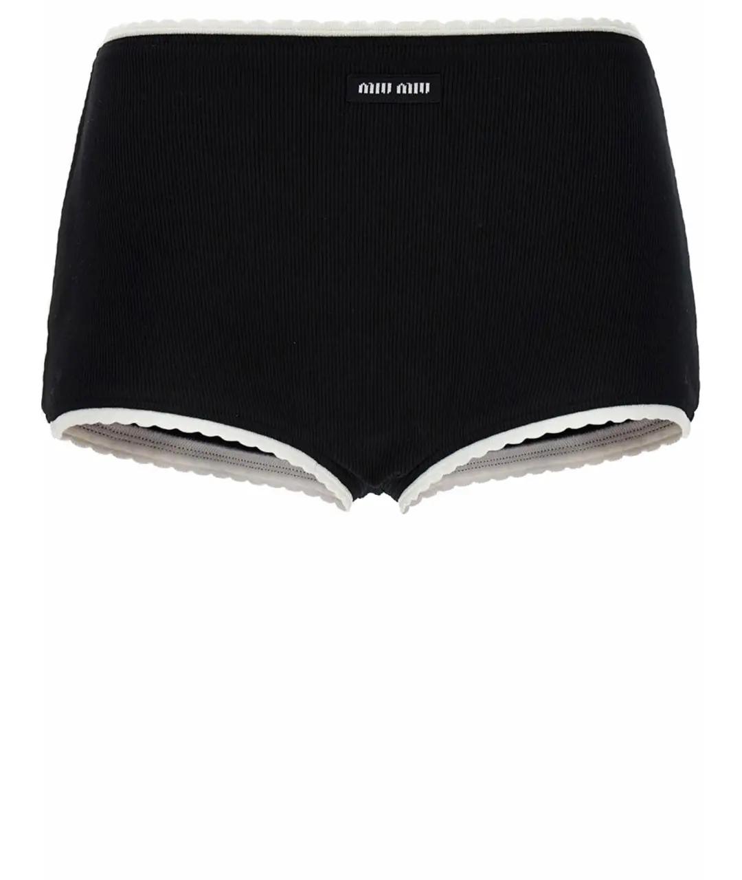 MIU MIU Черные шорты, фото 4