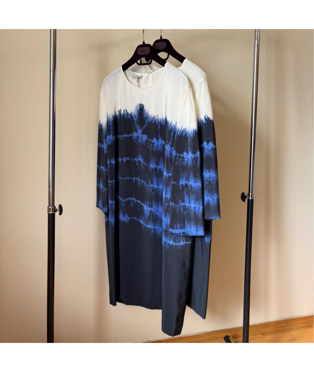 STELLA MCCARTNEY Белое вискозное повседневное платье, фото 5