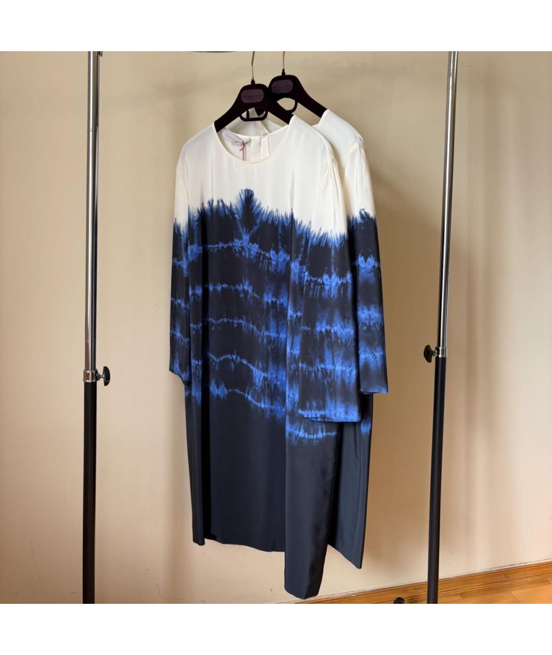 STELLA MCCARTNEY Белое вискозное повседневное платье, фото 5