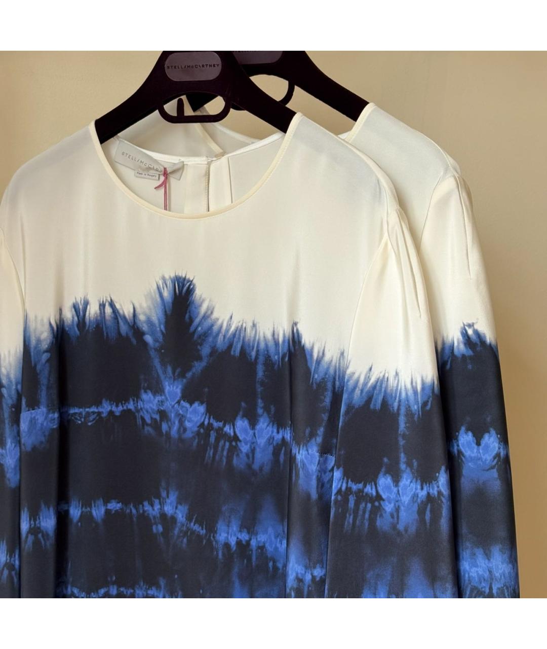 STELLA MCCARTNEY Белое вискозное повседневное платье, фото 2