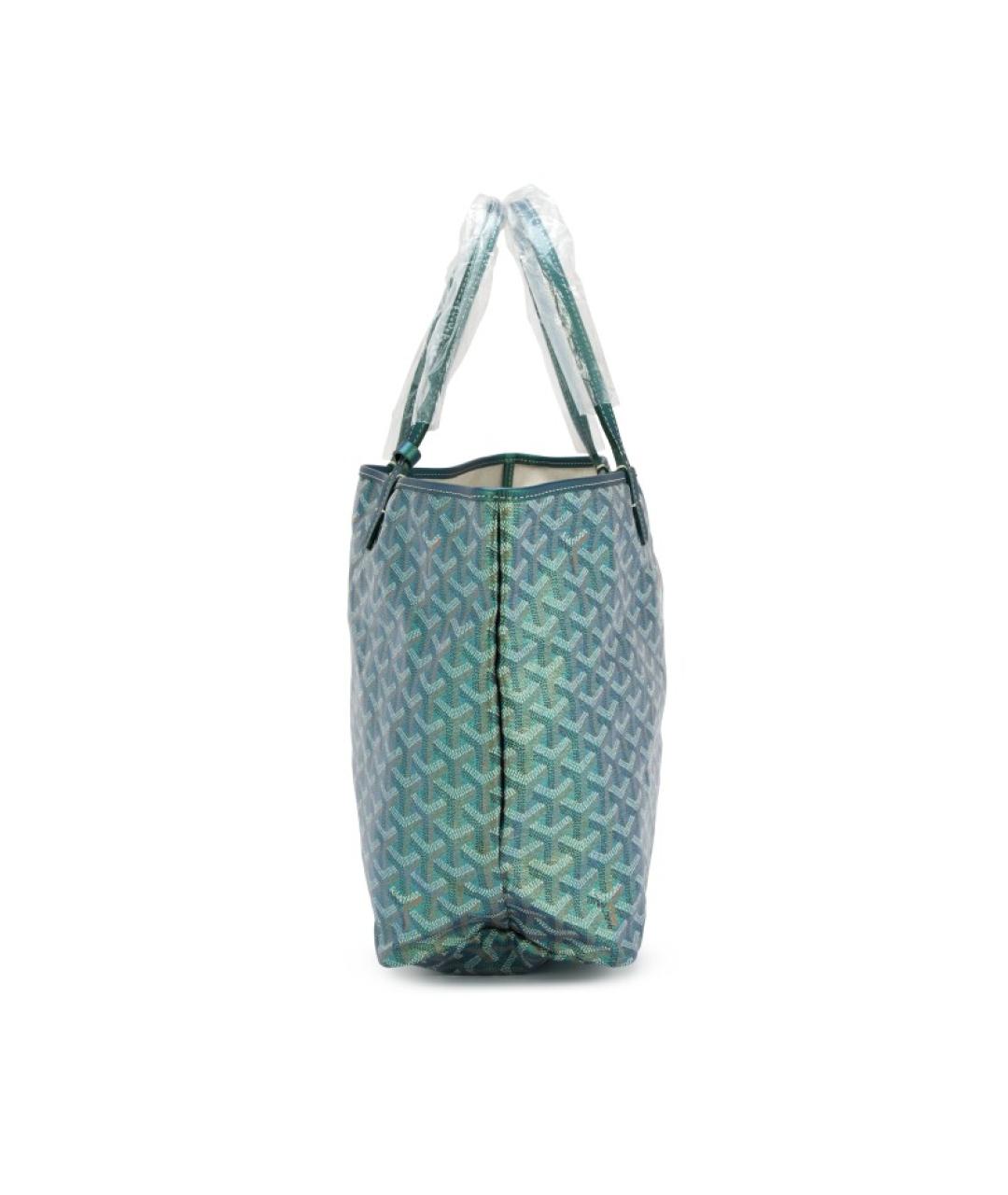 GOYARD Зеленая сумка тоут, фото 3