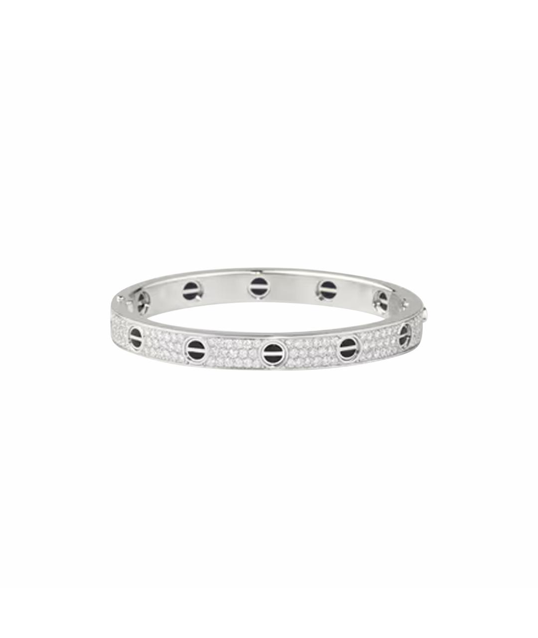 CARTIER Серебрянный браслет из белого золота, фото 1