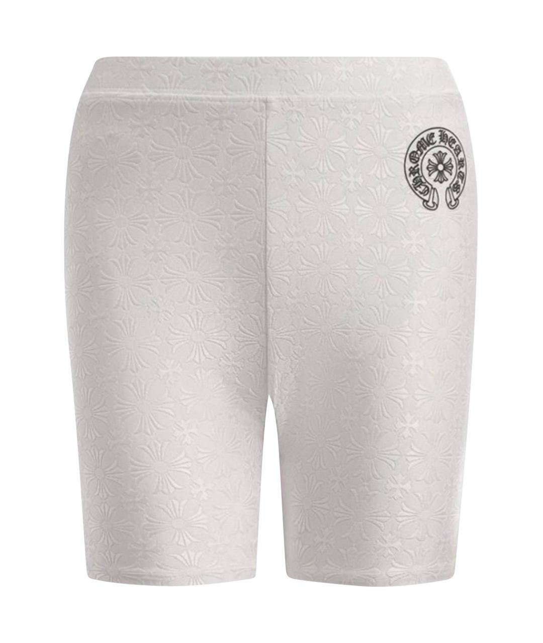 CHROME HEARTS Белые хлопковые шорты, фото 1