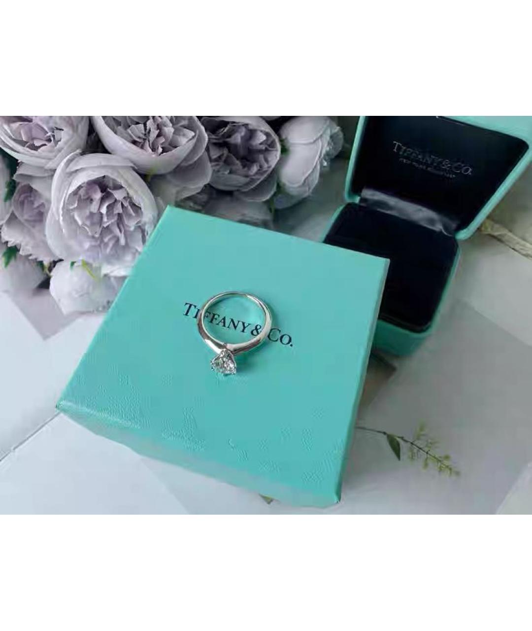 TIFFANY&CO Серебряное кольцо из белого золота, фото 2