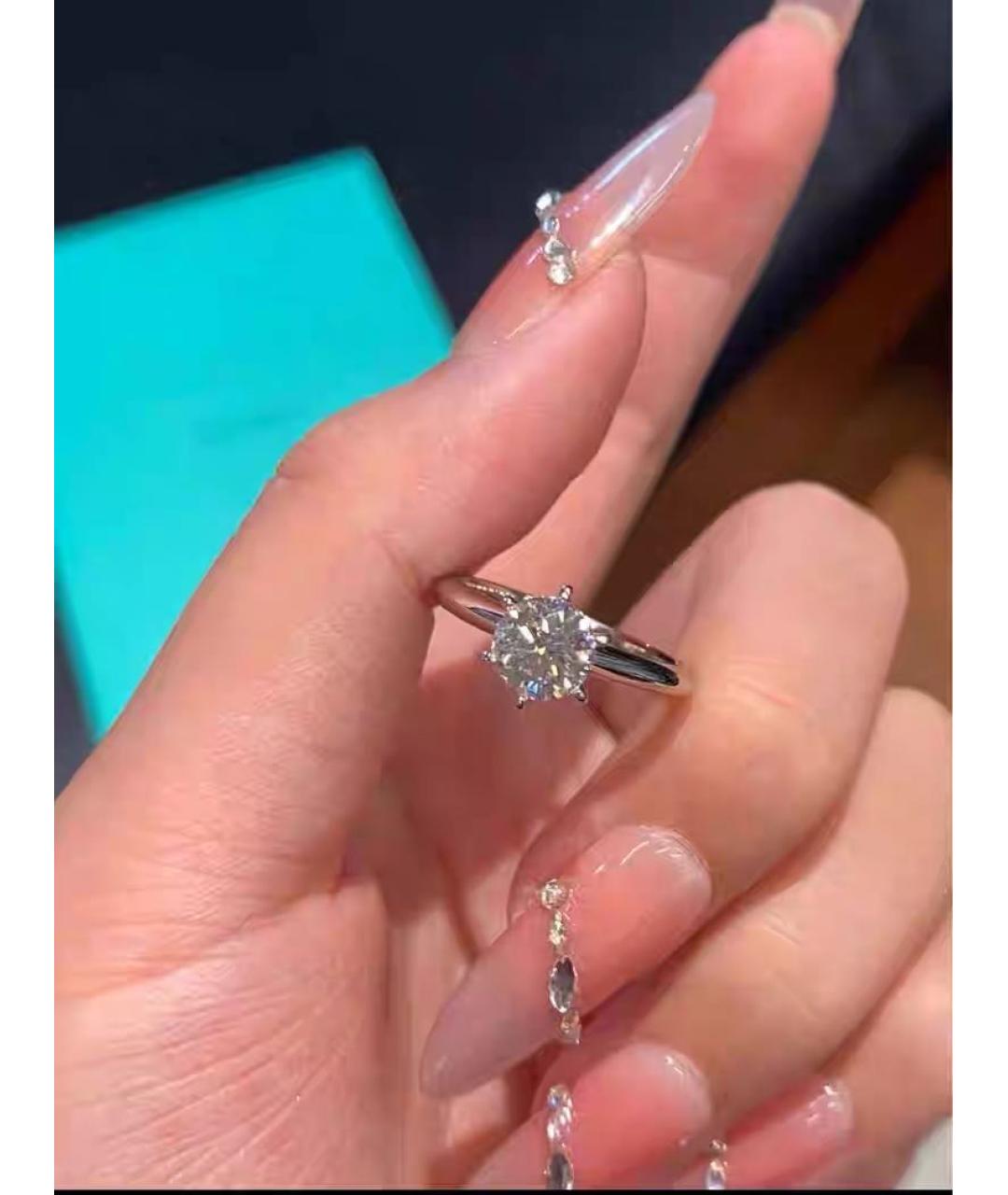 TIFFANY&CO Серебряное кольцо из белого золота, фото 3