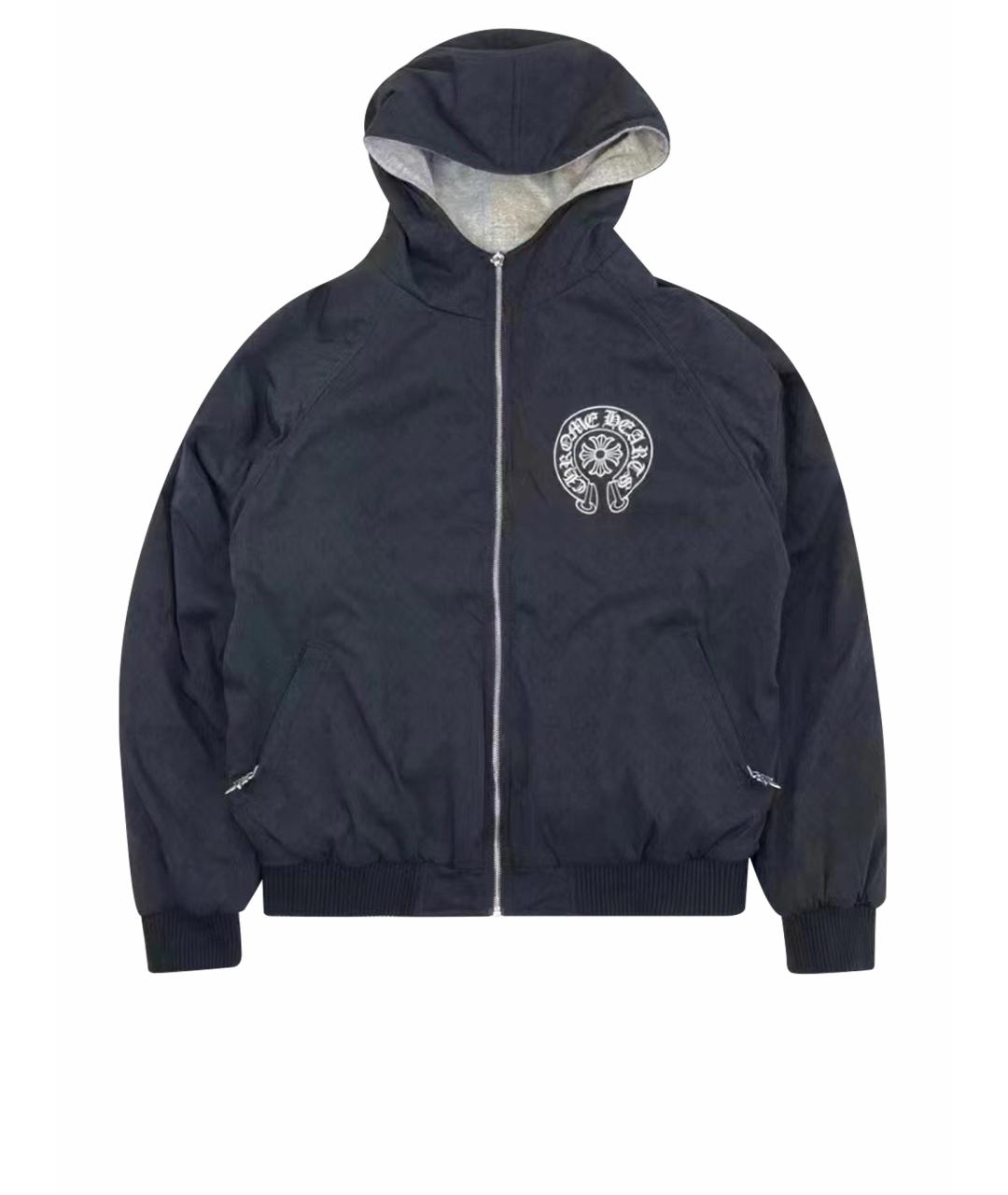 CHROME HEARTS Темно-синяя хлопковая куртка, фото 1