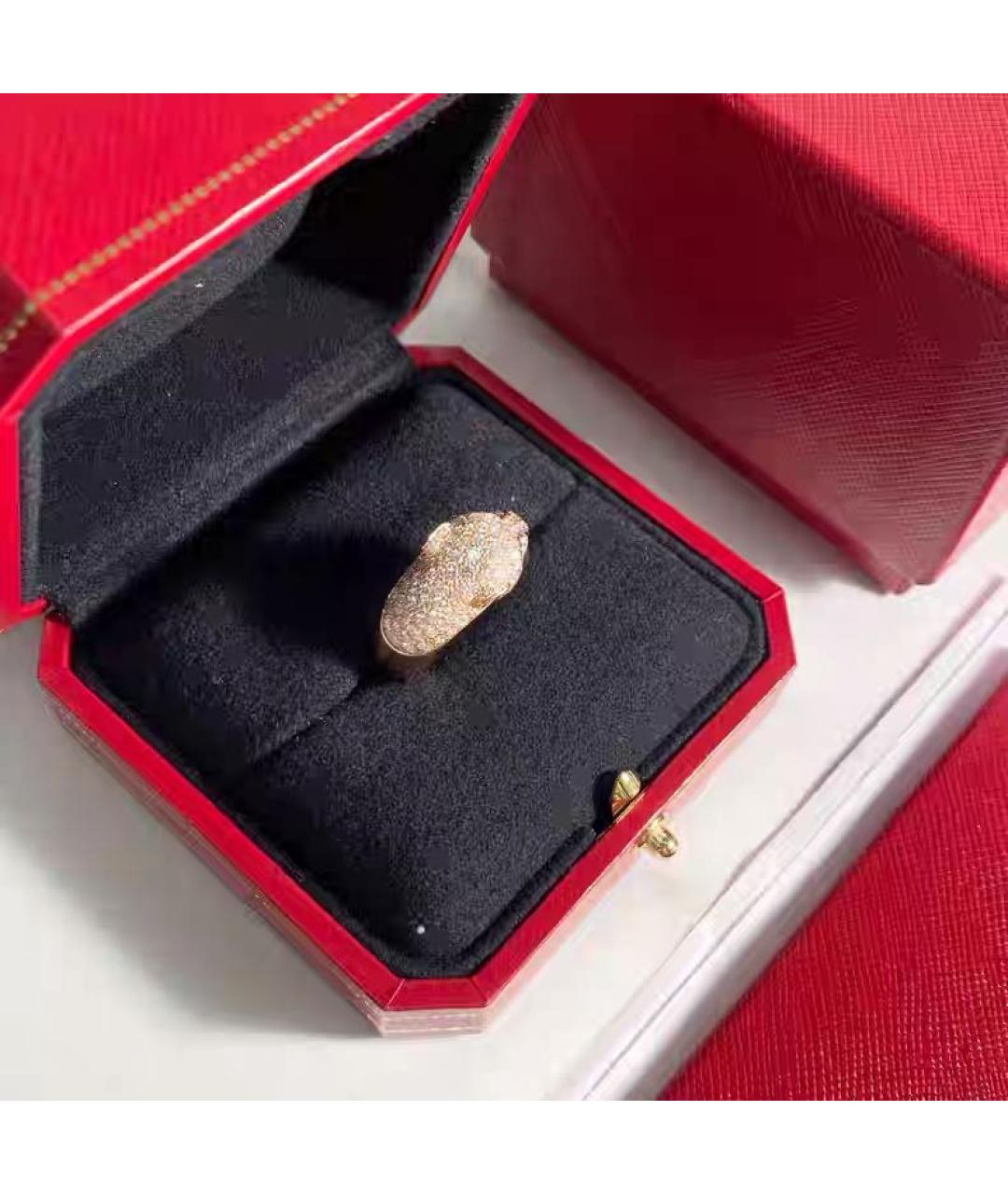 CARTIER Желтое кольцо из розового золота, фото 4