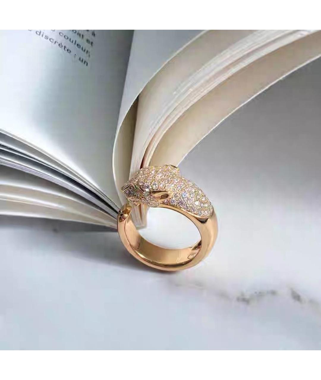 CARTIER Желтое кольцо из розового золота, фото 3