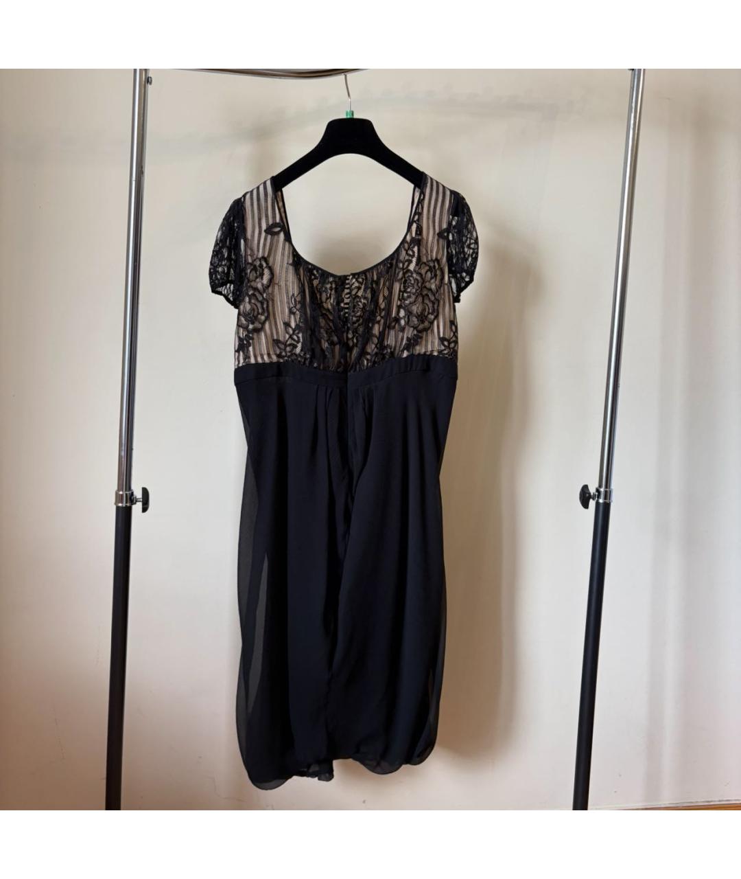 BLUMARINE Бежевое вискозное коктейльное платье, фото 4