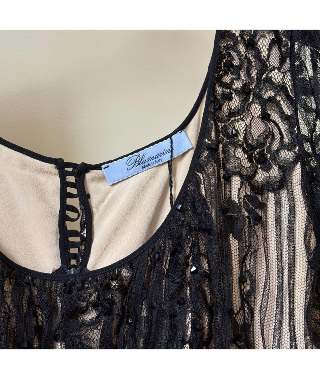 BLUMARINE Бежевое вискозное коктейльное платье, фото 3