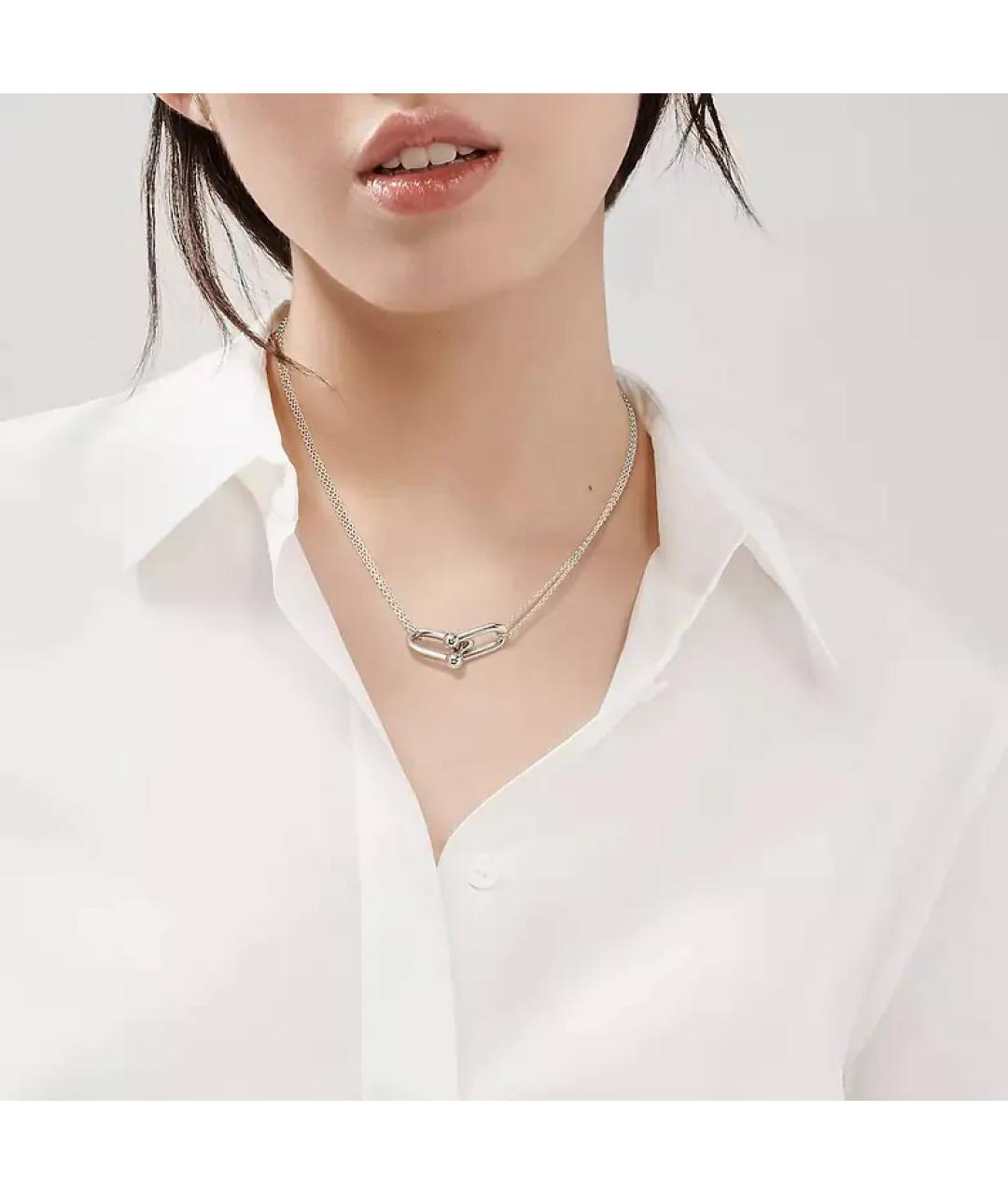 TIFFANY&CO Серебряное серебряное колье, фото 3