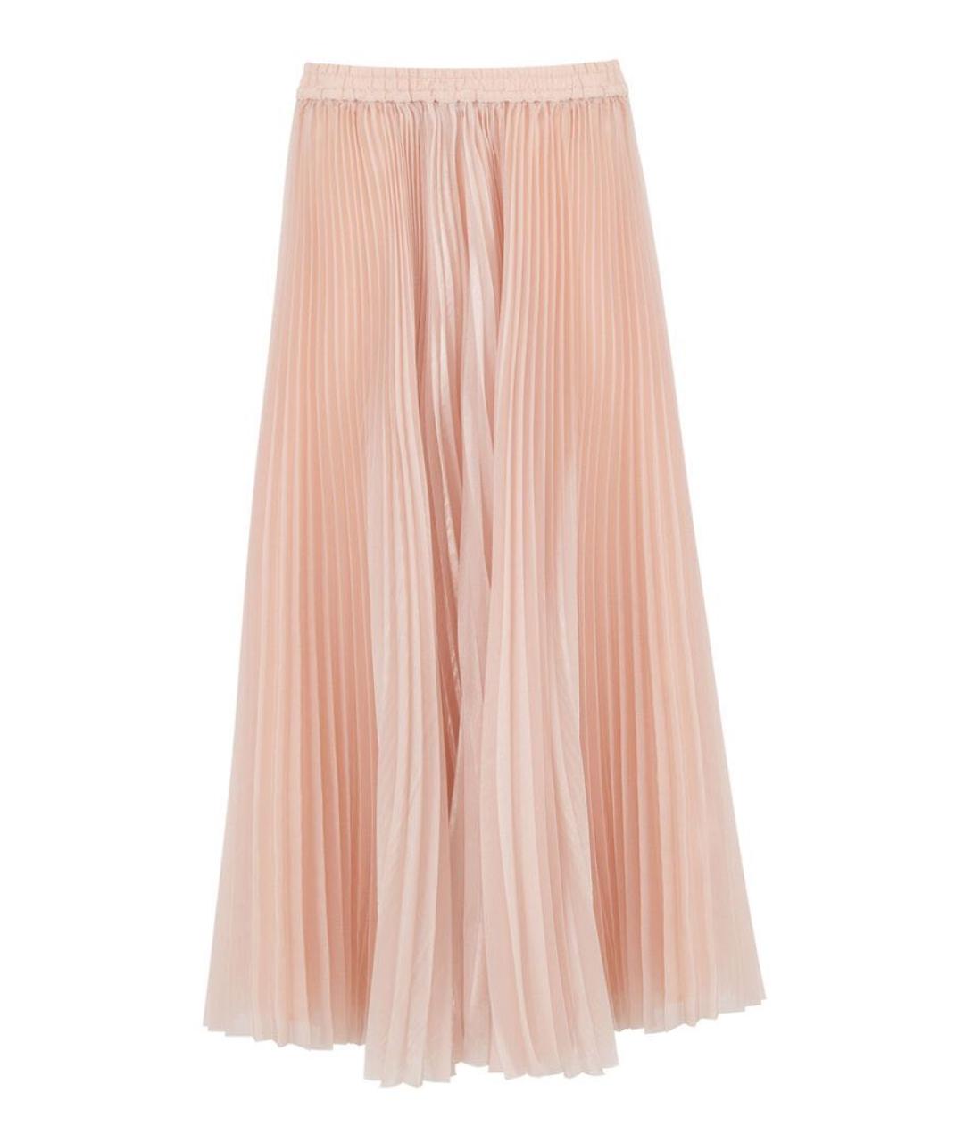 P.A.R.O.S.H. Розовая полиэстеровая юбка миди, фото 5