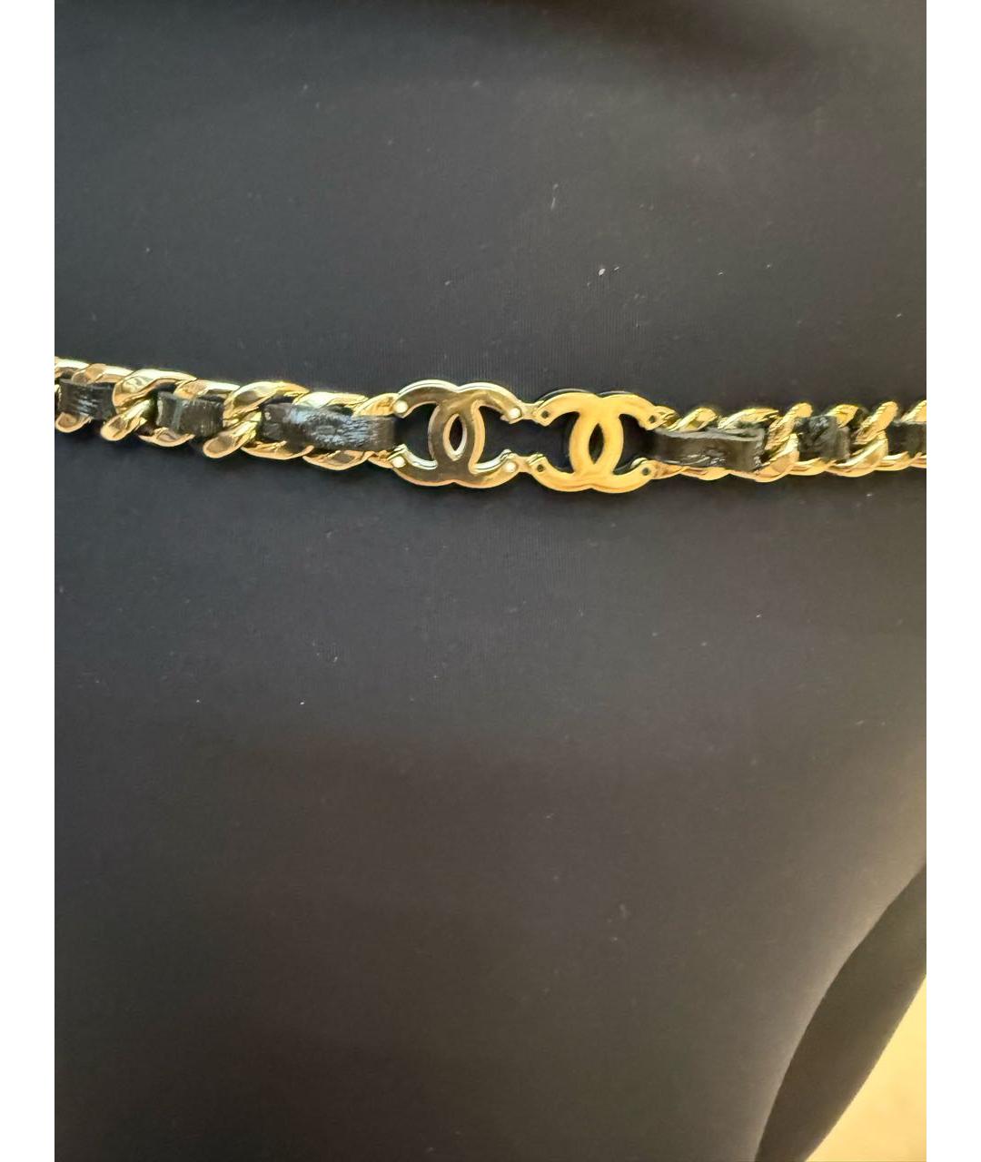 CHANEL Черная кожаная поясная сумка, фото 8