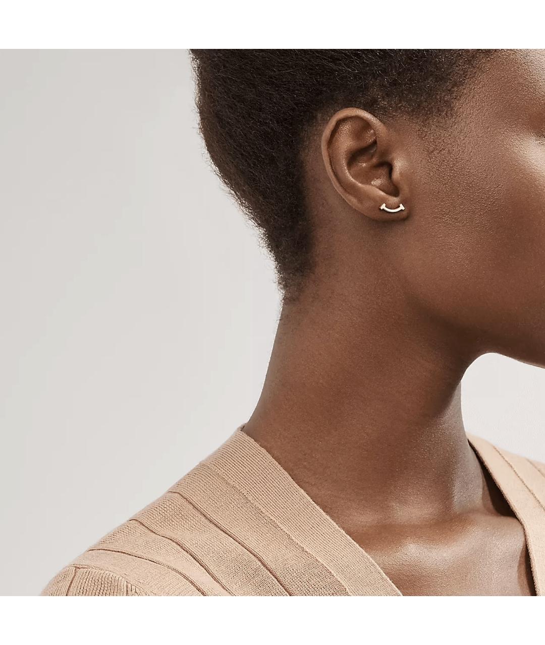 TIFFANY&CO Золотые серьги из розового золота, фото 2
