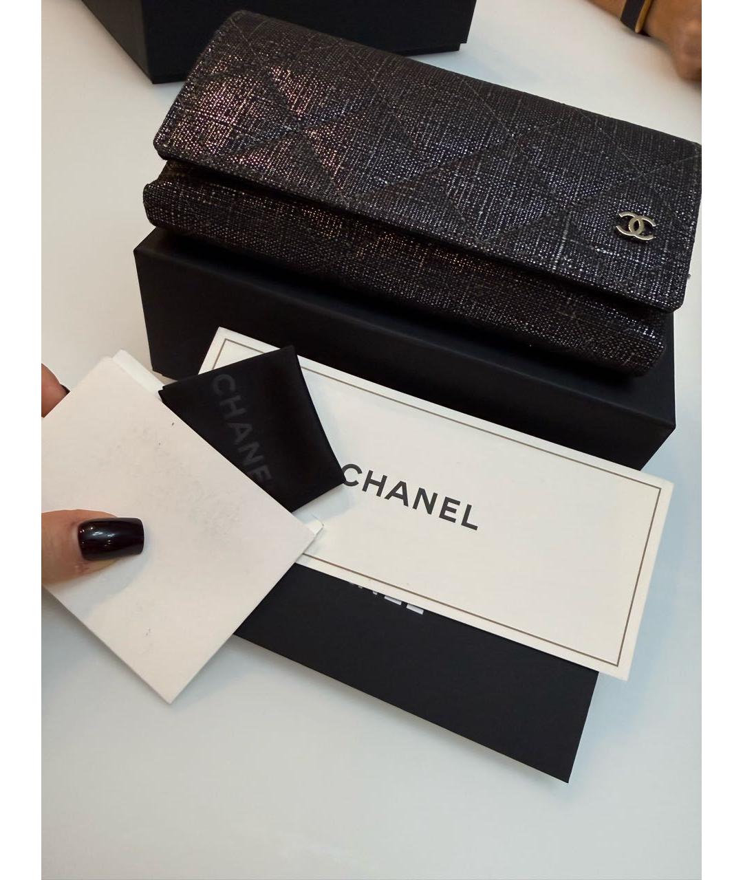 CHANEL Серебряные пластиковые солнцезащитные очки, фото 7