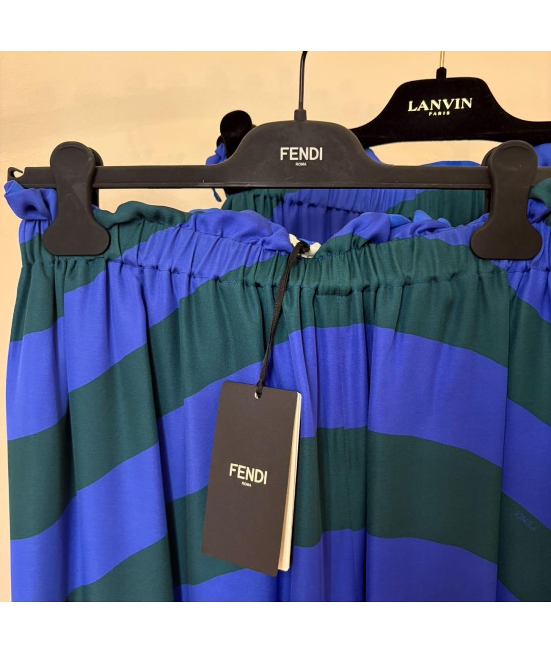 FENDI Мульти полиэстеровые кюлоты, фото 2