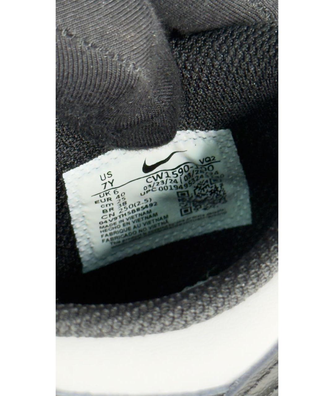 NIKE Черные кожаные кроссовки, фото 8