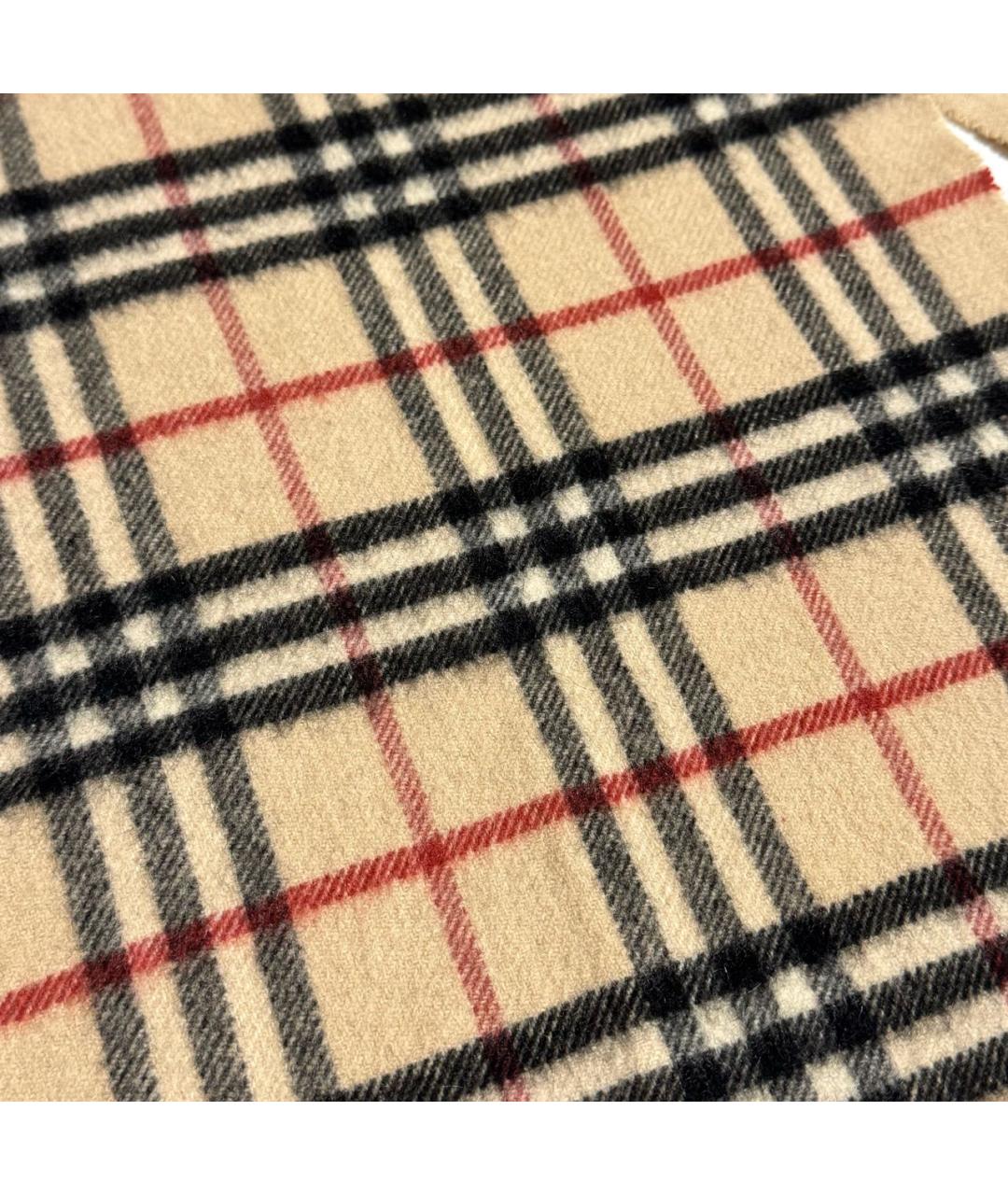 BURBERRY Бежевый кашемировый шарф, фото 4