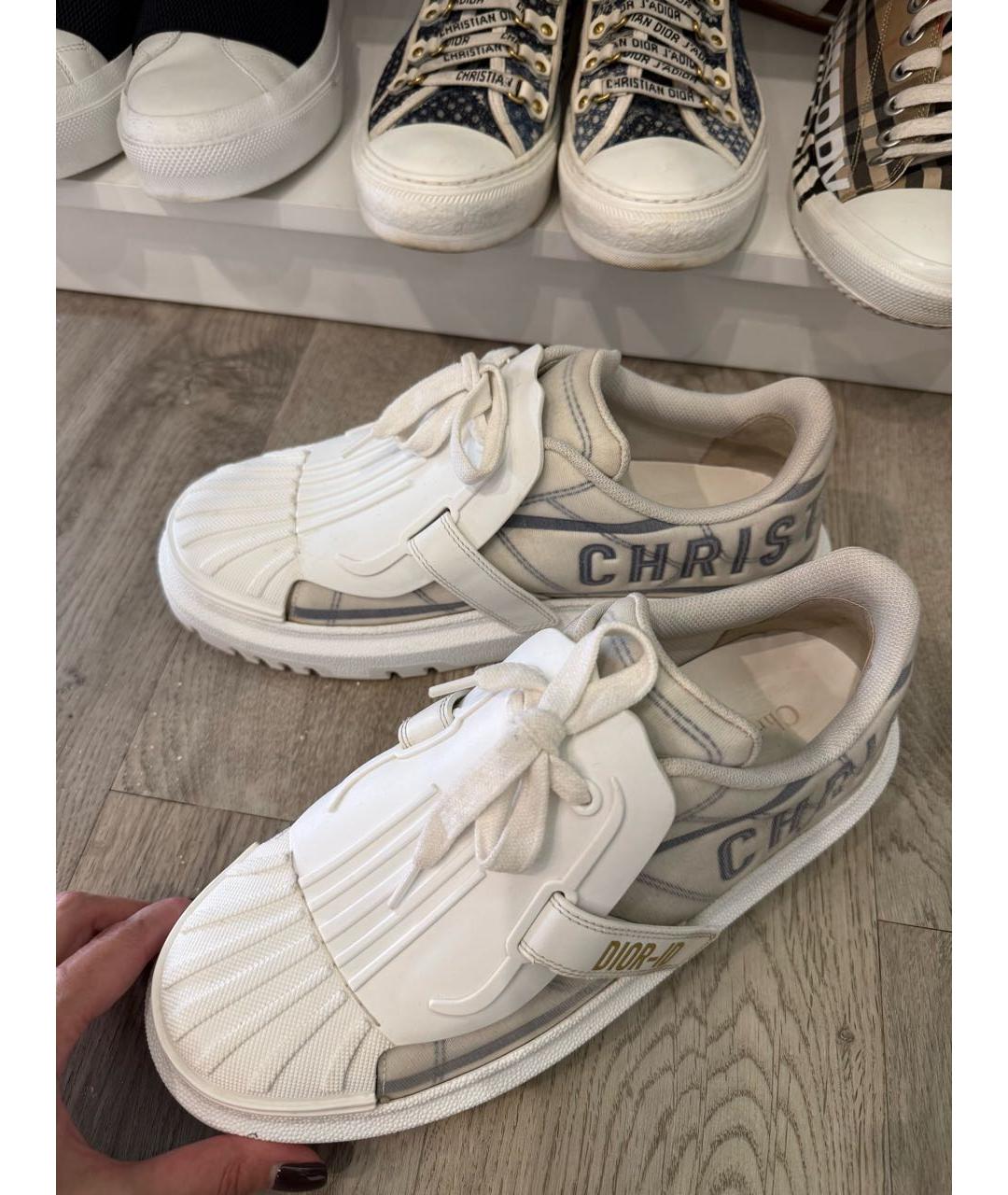 CHRISTIAN DIOR Белые кеды, фото 8