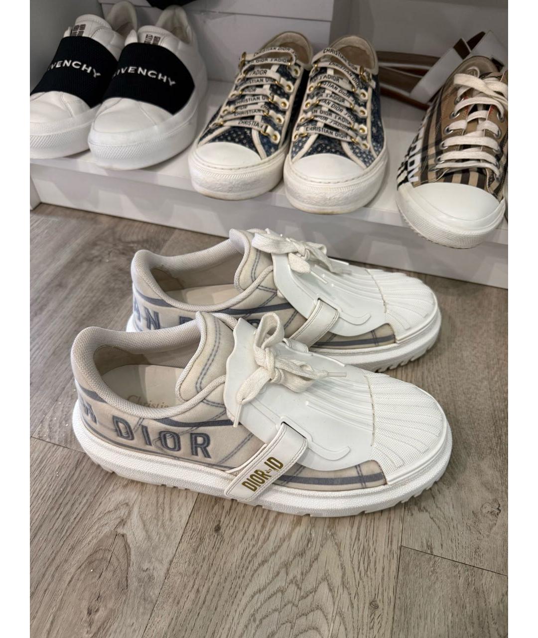 CHRISTIAN DIOR Белые кеды, фото 2