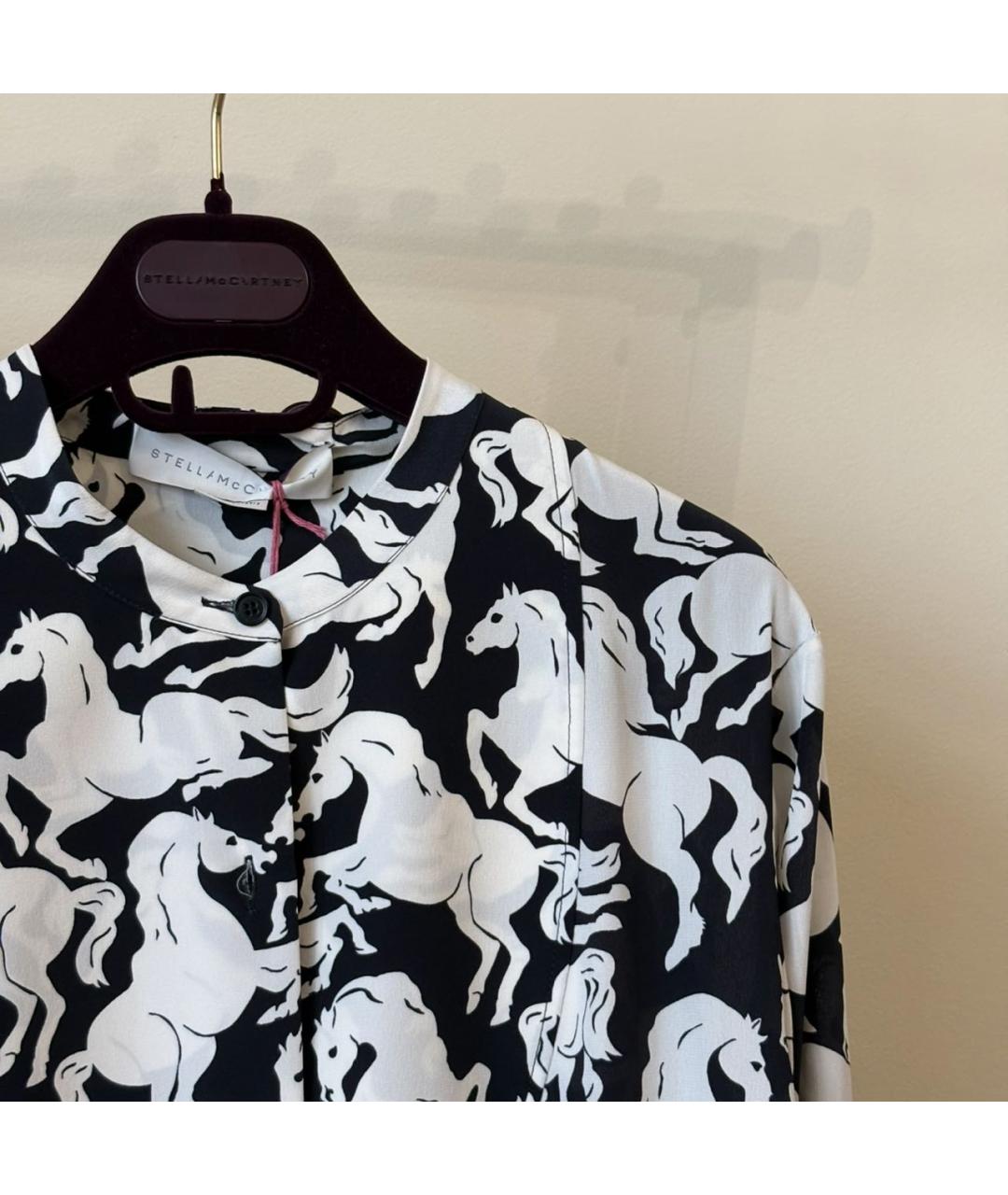 STELLA MCCARTNEY Темно-синий вискозный костюм с брюками, фото 4