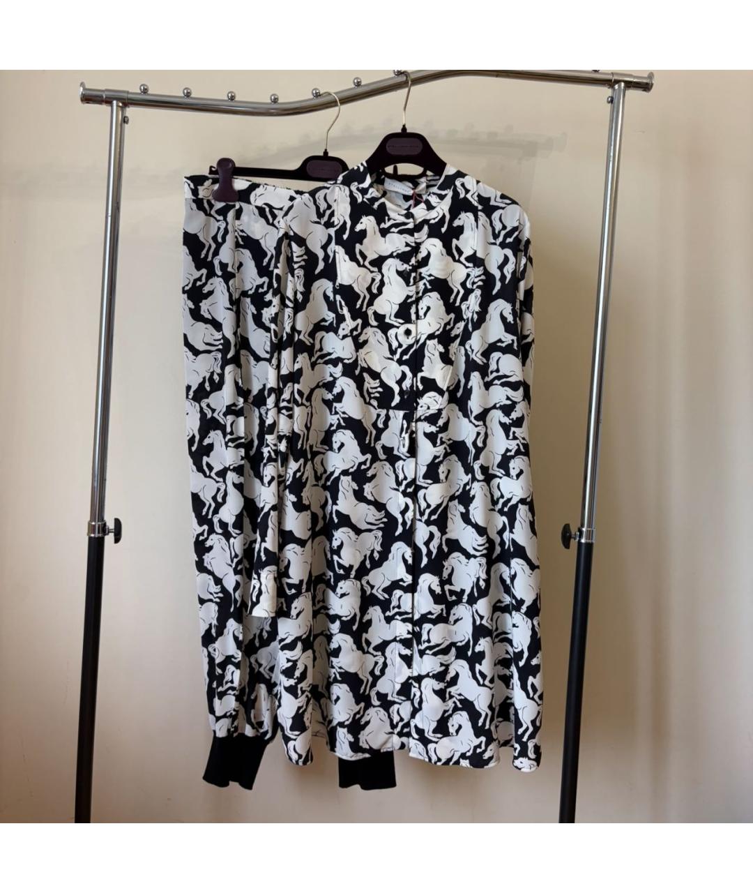 STELLA MCCARTNEY Темно-синий вискозный костюм с брюками, фото 5