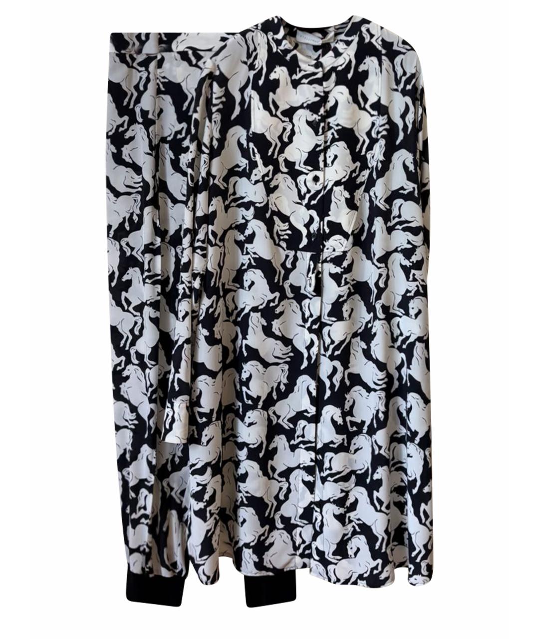 STELLA MCCARTNEY Темно-синий вискозный костюм с брюками, фото 1