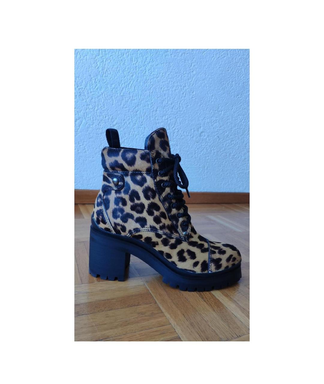 MIU MIU Мульти кожаные ботинки, фото 10