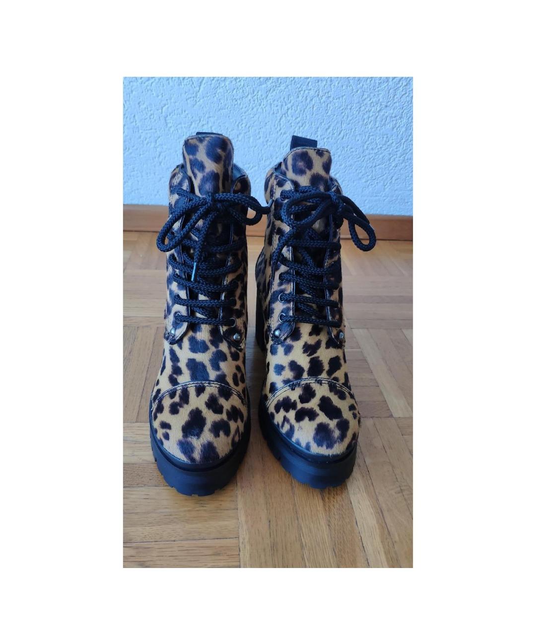 MIU MIU Мульти кожаные ботинки, фото 3