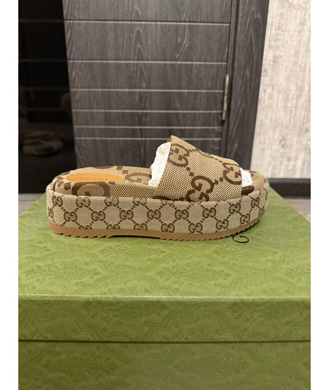 GUCCI Мульти шлепанцы, фото 8