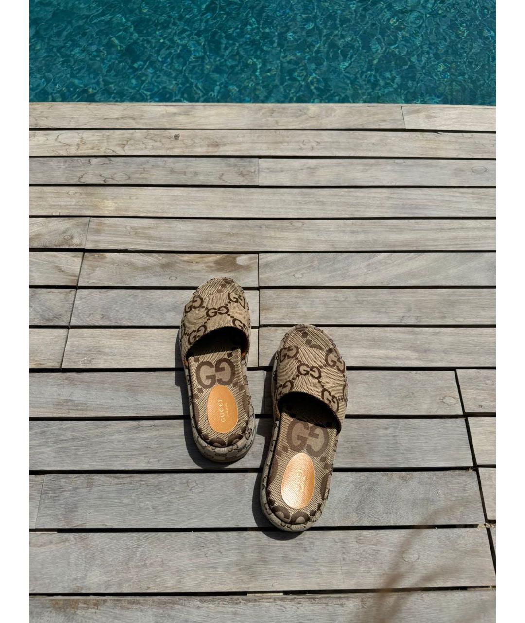 GUCCI Мульти шлепанцы, фото 7