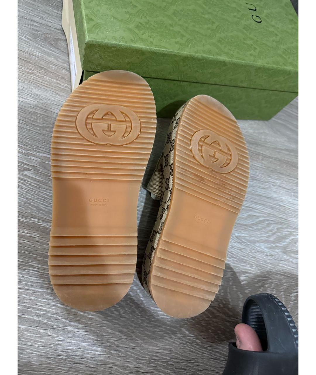 GUCCI Мульти шлепанцы, фото 5