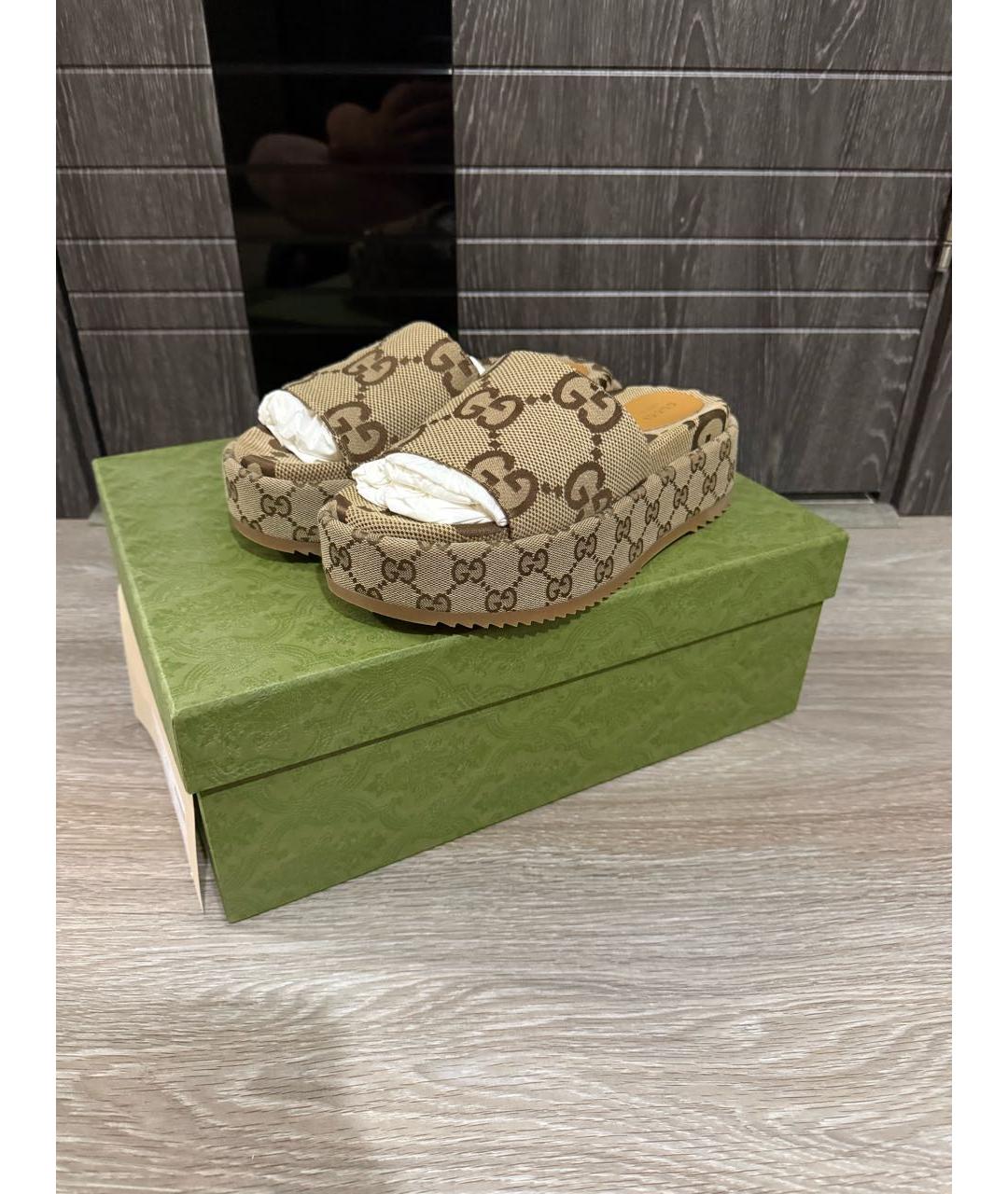 GUCCI Мульти шлепанцы, фото 3