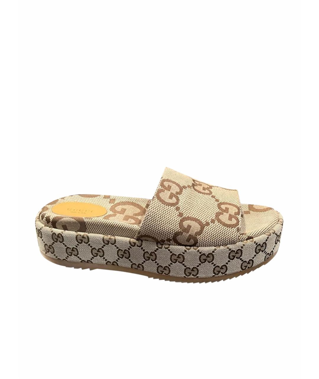 GUCCI Мульти шлепанцы, фото 1