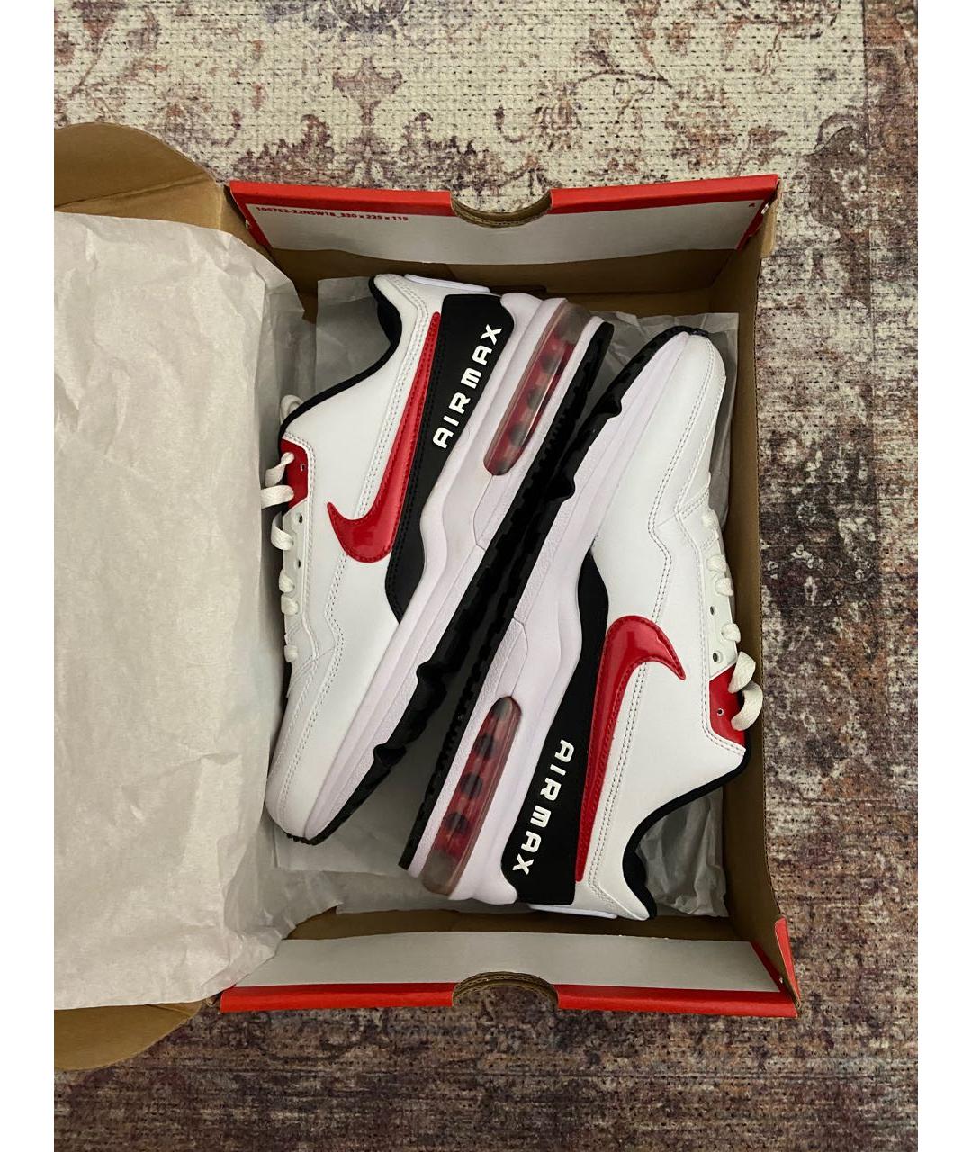 NIKE Белые кожаные низкие кроссовки / кеды, фото 6