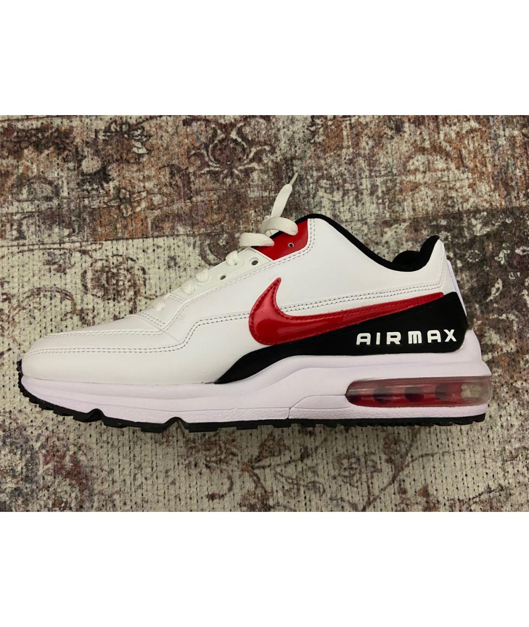 NIKE Белые кожаные низкие кроссовки / кеды, фото 9