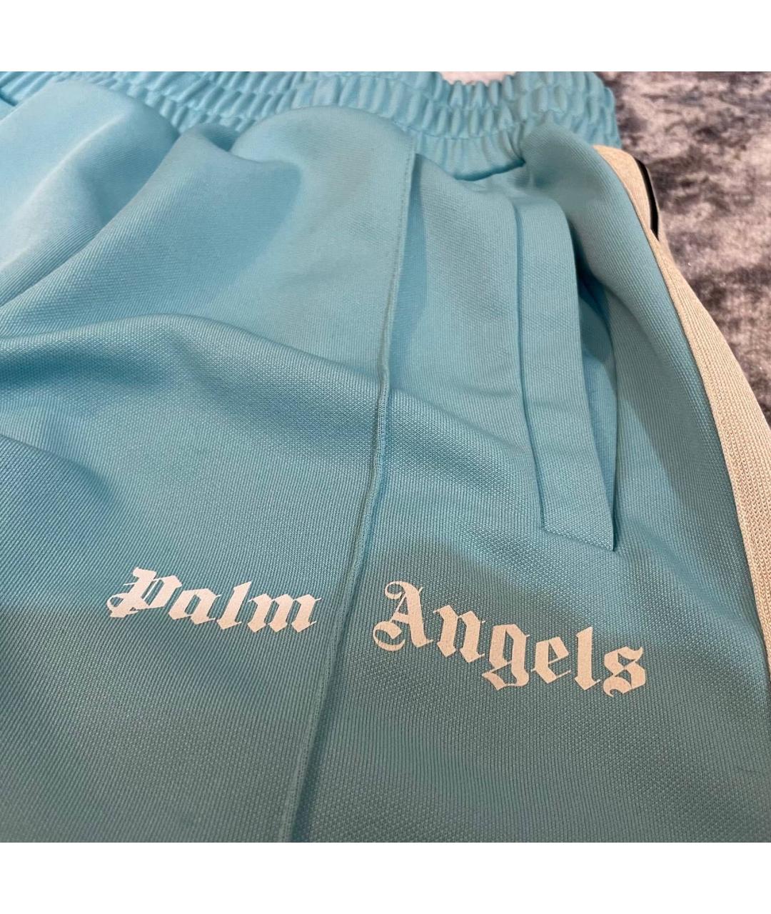 PALM ANGELS Голубые повседневные брюки, фото 4