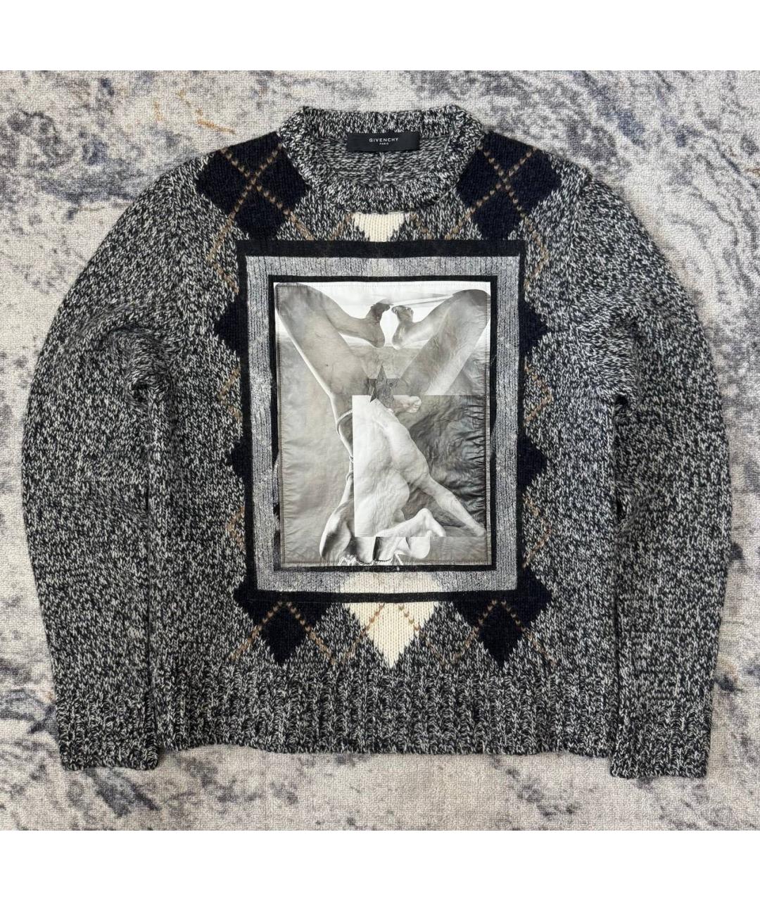 GIVENCHY Серый шерстяной джемпер / свитер, фото 4