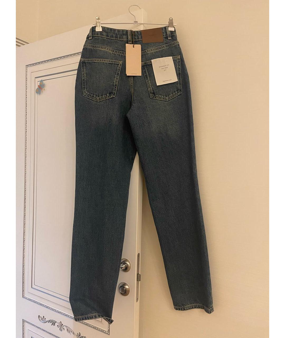 12 STOREEZ Темно-синие прямые джинсы, фото 2