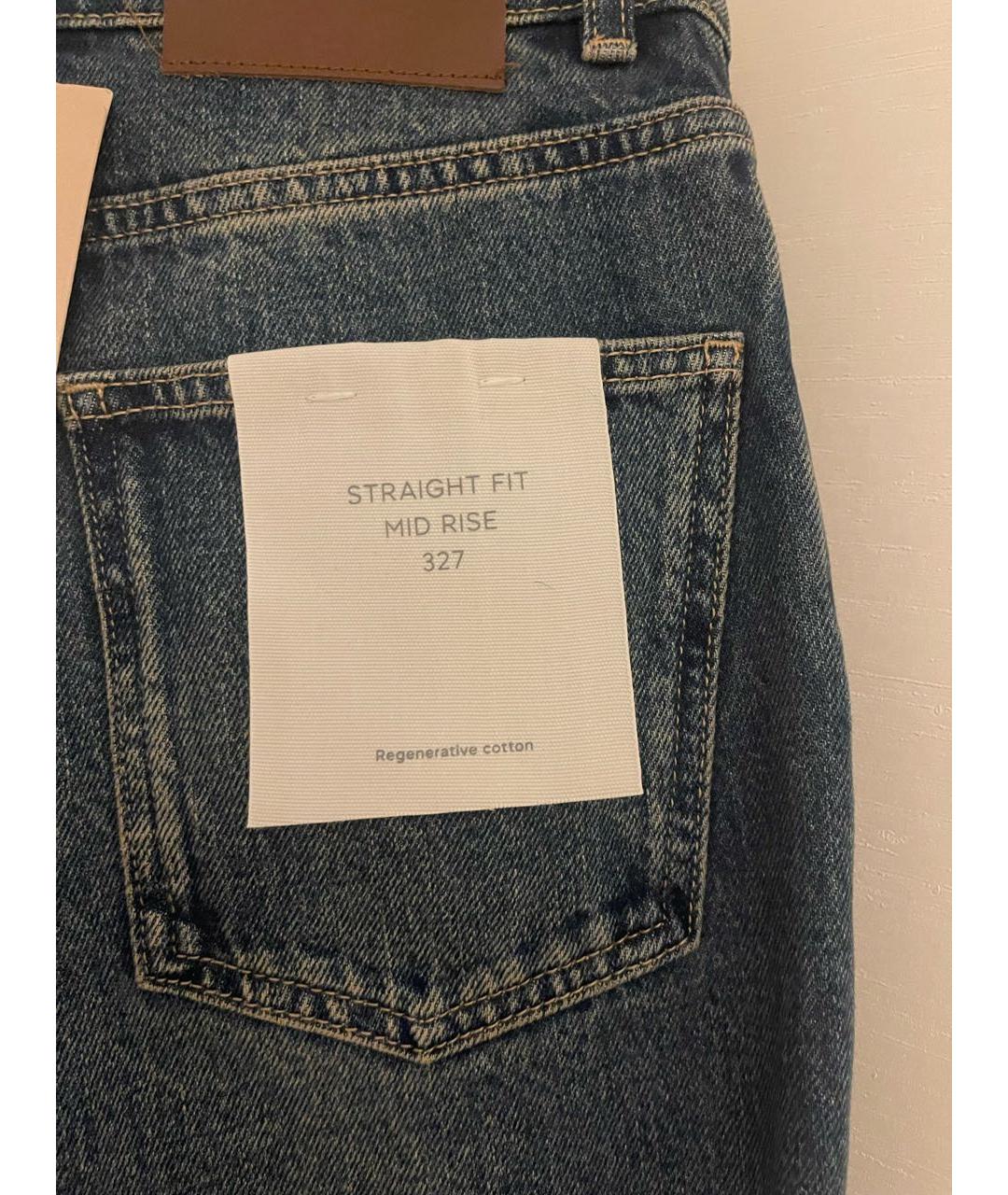 12 STOREEZ Темно-синие прямые джинсы, фото 4