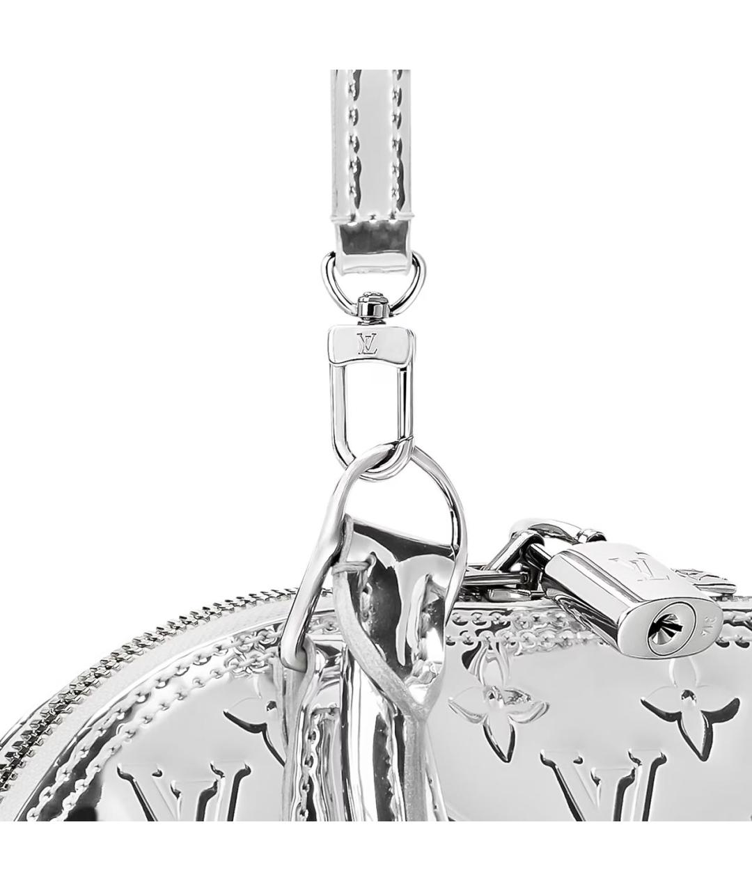 LOUIS VUITTON Серебряная сумка с короткими ручками, фото 3