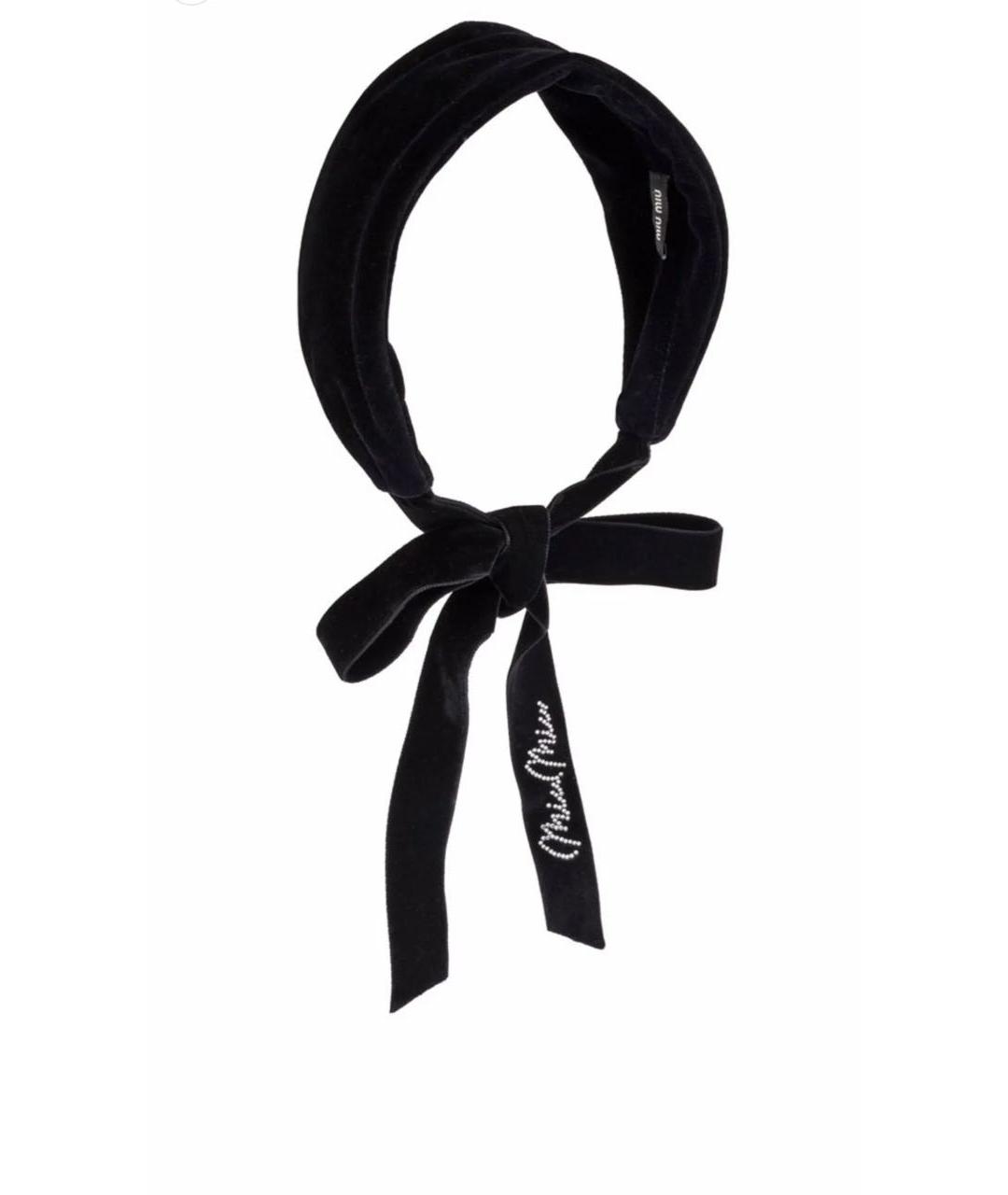 MIU MIU Черный ободок, фото 9