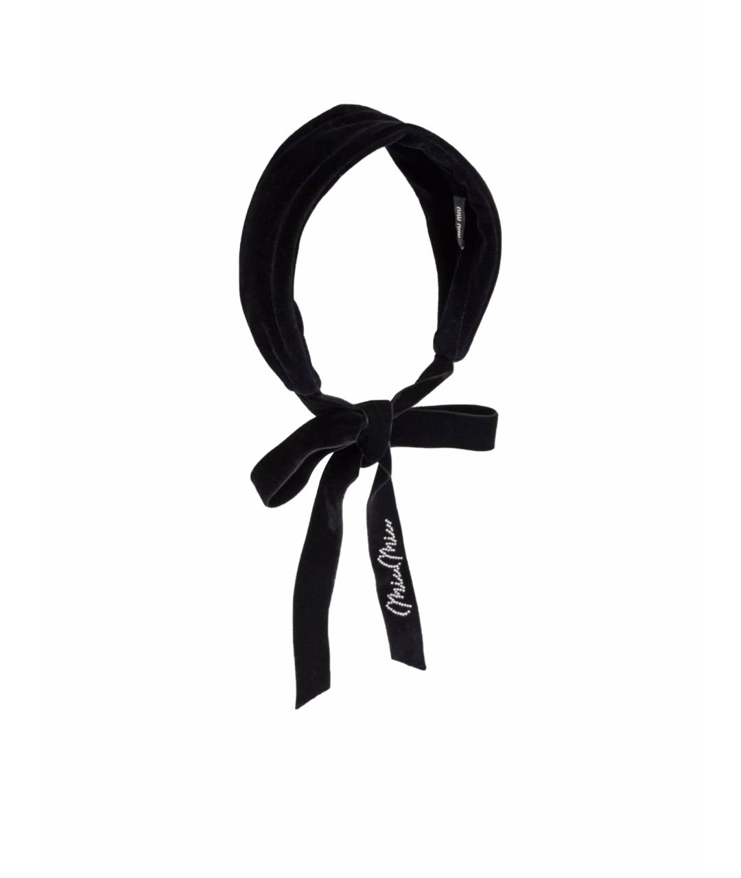 MIU MIU Черный ободок, фото 1